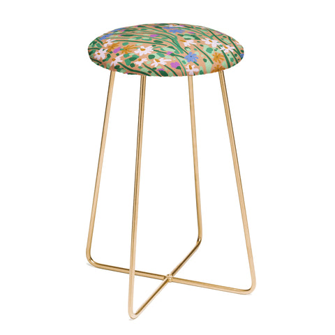 MSRYSTUDIO Beautiful Garden I Counter Stool