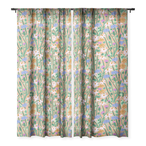 MSRYSTUDIO Beautiful Garden I Sheer Non Repeat