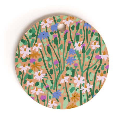 MSRYSTUDIO Beautiful Garden I Cutting Board Round