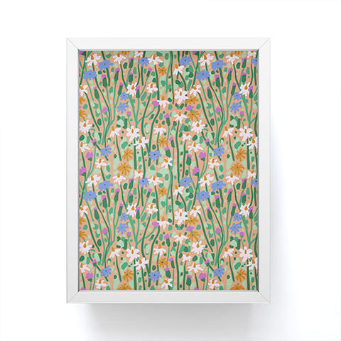 MSRYSTUDIO Beautiful Garden I Framed Mini Art Print