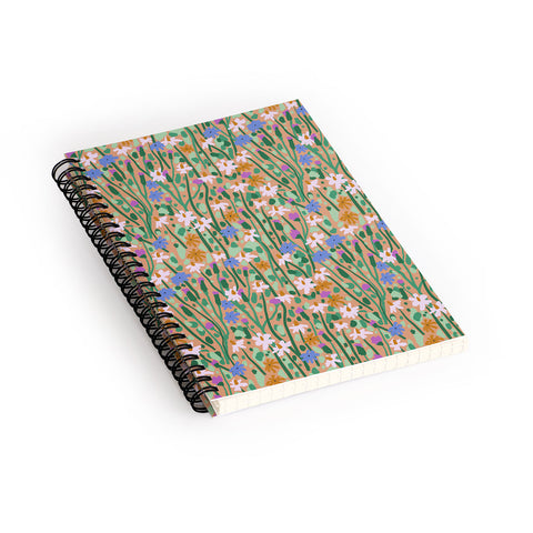 MSRYSTUDIO Beautiful Garden I Spiral Notebook