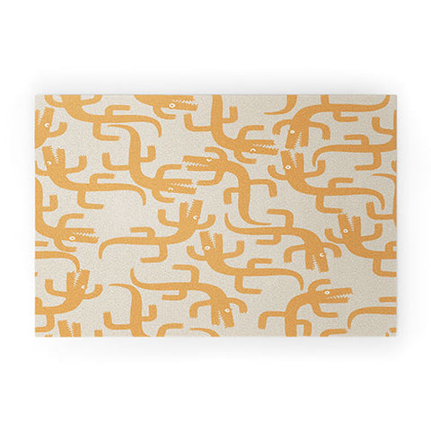 MSRYSTUDIO Croc Fun Sun Bath Welcome Mat