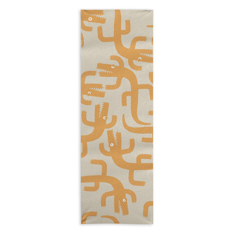 MSRYSTUDIO Croc Fun Sun Bath Yoga Towel