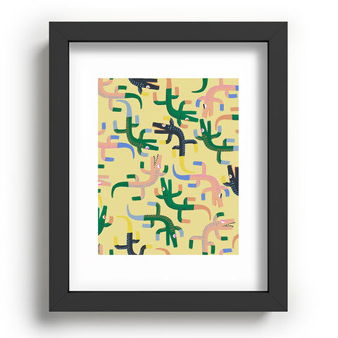 MSRYSTUDIO Crocodile Geometry Recessed Framing Rectangle