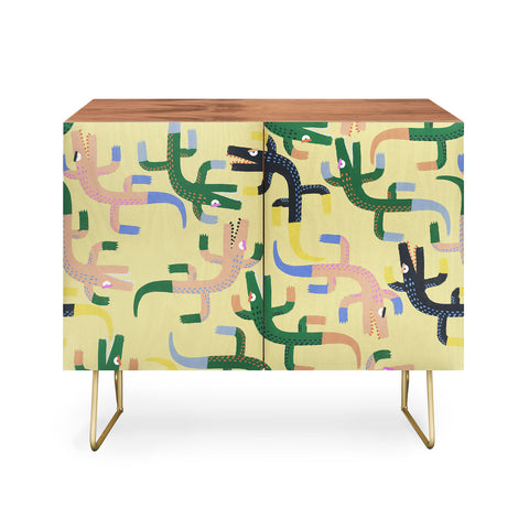 MSRYSTUDIO Crocodile Geometry Credenza