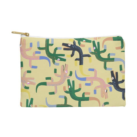 MSRYSTUDIO Crocodile Geometry Pouch