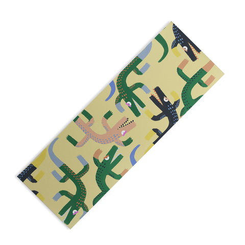 MSRYSTUDIO Crocodile Geometry Yoga Mat