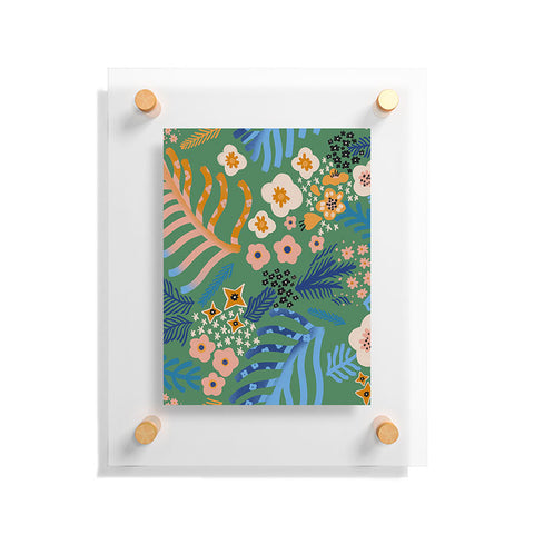 MSRYSTUDIO Flowers whisper Floating Acrylic Print