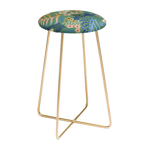 MSRYSTUDIO Flowers whisper Counter Stool