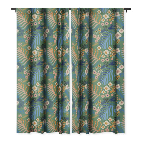 MSRYSTUDIO Flowers whisper Blackout Window Curtain
