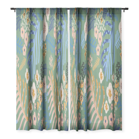 MSRYSTUDIO Flowers whisper Sheer Non Repeat