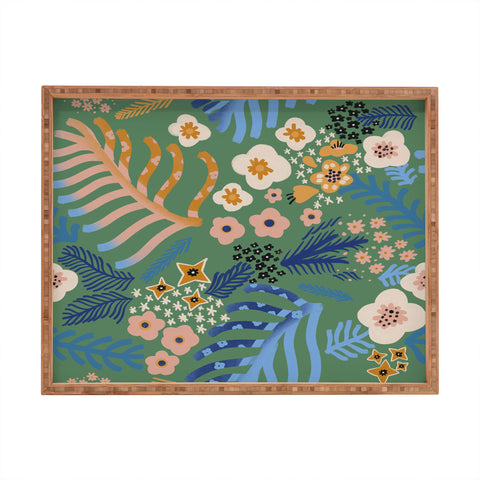 MSRYSTUDIO Flowers whisper Rectangular Tray