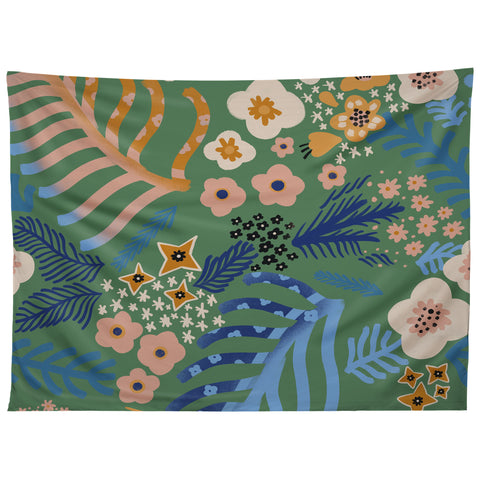 MSRYSTUDIO Flowers whisper Tapestry
