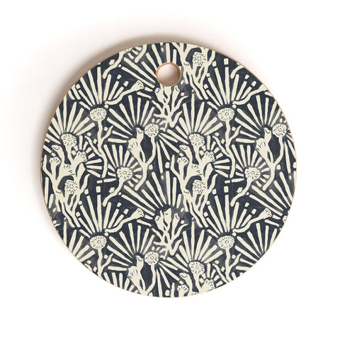 MSRYSTUDIO Garden Magic Darknight Cutting Board Round