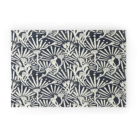 MSRYSTUDIO Garden Magic Darknight Welcome Mat