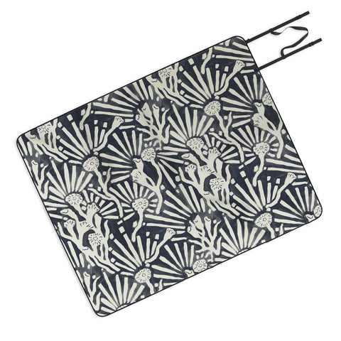 MSRYSTUDIO Garden Magic Darknight Picnic Blanket