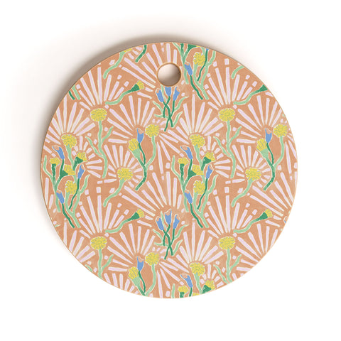 MSRYSTUDIO Garden Magic Fantasy Cutting Board Round