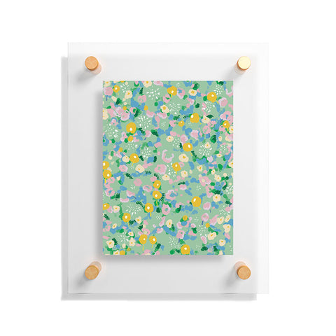 MSRYSTUDIO Joy of Flowers v2 Floating Acrylic Print