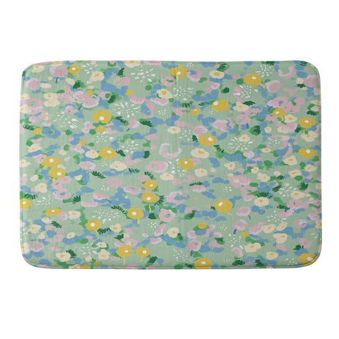 MSRYSTUDIO Joy of Flowers v2 Memory Foam Bath Mat