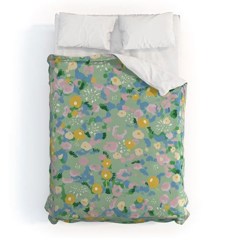 MSRYSTUDIO Joy of Flowers v2 Duvet Cover