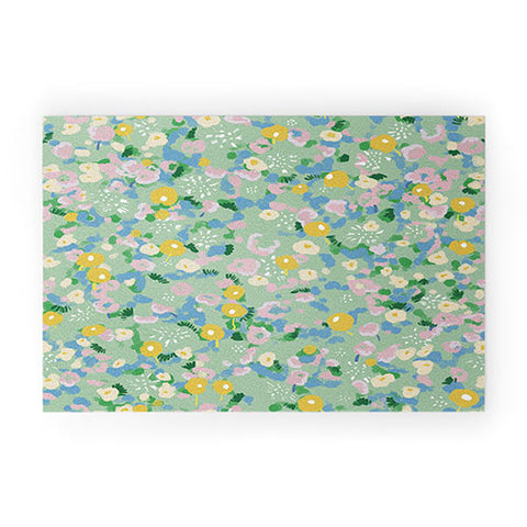 MSRYSTUDIO Joy of Flowers v2 Welcome Mat