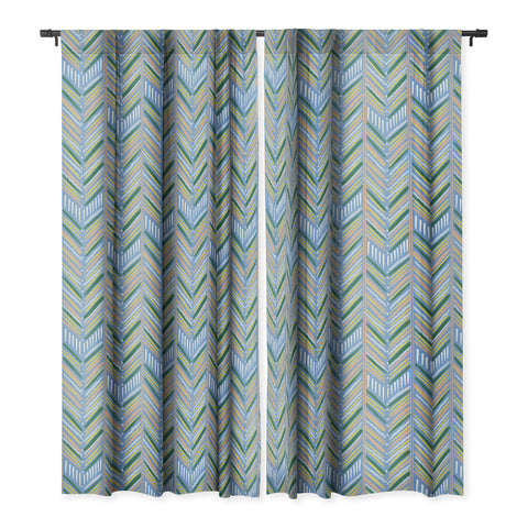 MSRYSTUDIO My Surf House Ocean Blackout Window Curtain