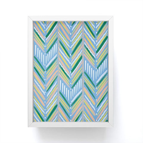 MSRYSTUDIO My Surf House Ocean Framed Mini Art Print