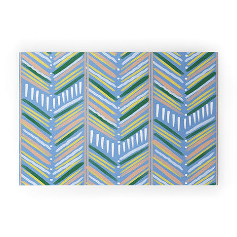 MSRYSTUDIO My Surf House Ocean Welcome Mat