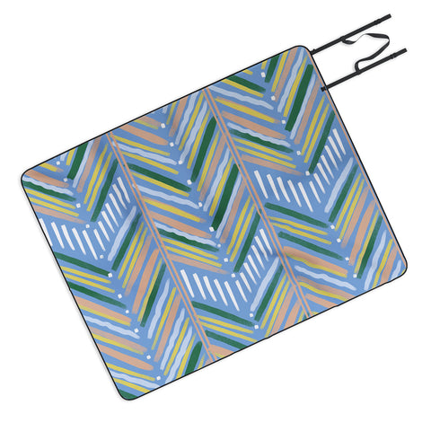 MSRYSTUDIO My Surf House Ocean Picnic Blanket