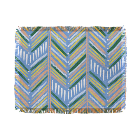 MSRYSTUDIO My Surf House Ocean Throw Blanket