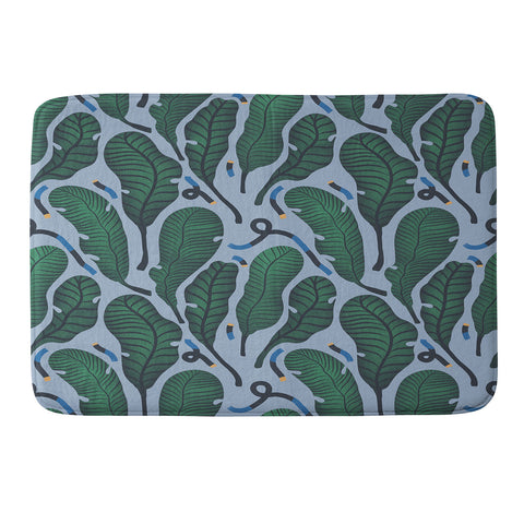 MSRYSTUDIO Retro Jungle Out Memory Foam Bath Mat