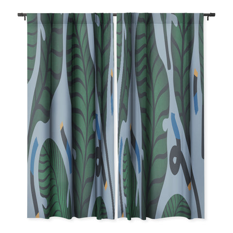 MSRYSTUDIO Retro Jungle Out Blackout Non Repeat