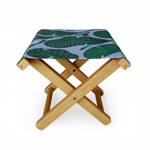 MSRYSTUDIO Retro Jungle Out Folding Stool