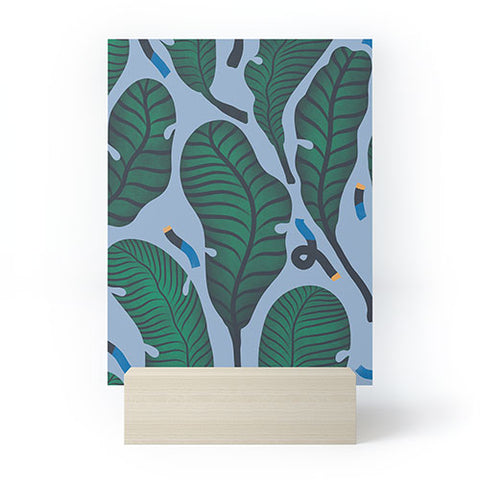 MSRYSTUDIO Retro Jungle Out Mini Art Print