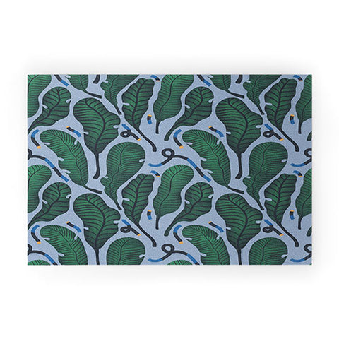 MSRYSTUDIO Retro Jungle Out Welcome Mat
