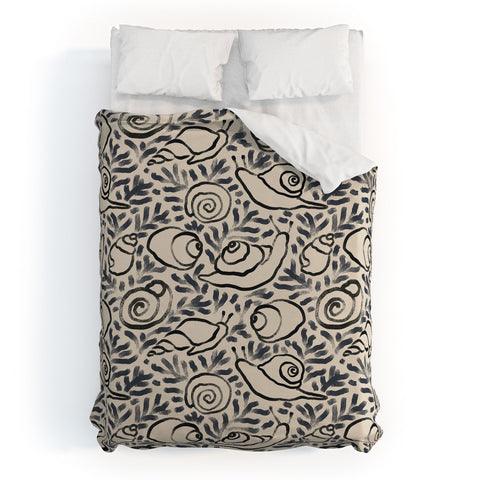 MSRYSTUDIO Snail Gardener Duvet Cover
