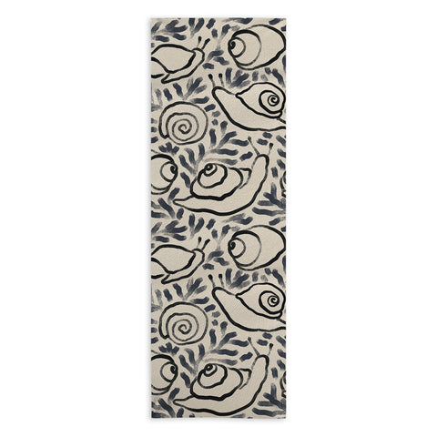 MSRYSTUDIO Snail Gardener Yoga Towel