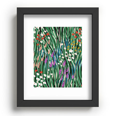 MSRYSTUDIO Windy Day In Garden Recessed Framing Rectangle
