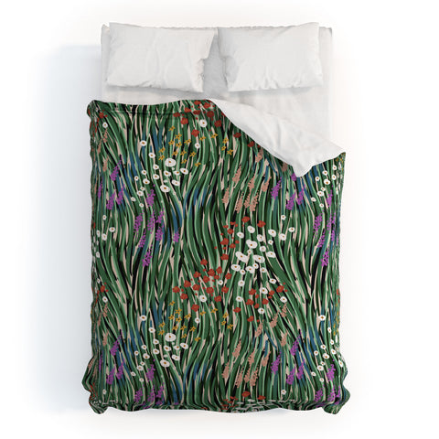MSRYSTUDIO Windy Day In Garden Comforter