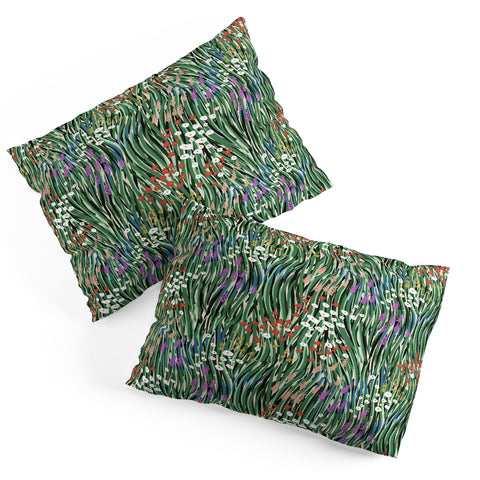 MSRYSTUDIO Windy Day In Garden Pillow Shams