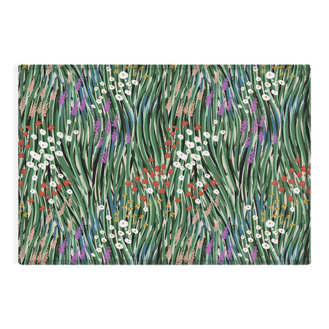 MSRYSTUDIO Windy Day In Garden Outdoor Rug