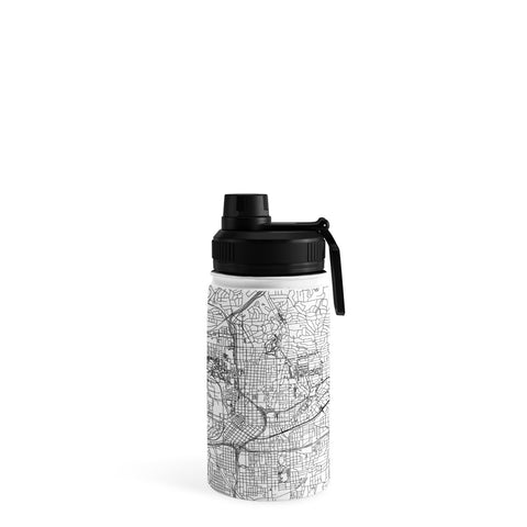 multipliCITY Atlanta White Map Water Bottle