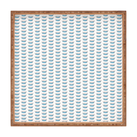 Mummysam Bunny Dreams Of Boats Square Tray