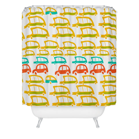Mummysam Cars Shower Curtain