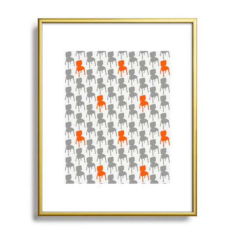 Mummysam Classic Chair Metal Framed Art Print