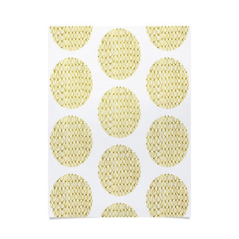 Mummysam Drawn Circles Poster