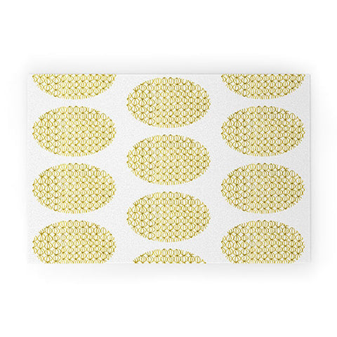 Mummysam Drawn Circles Welcome Mat