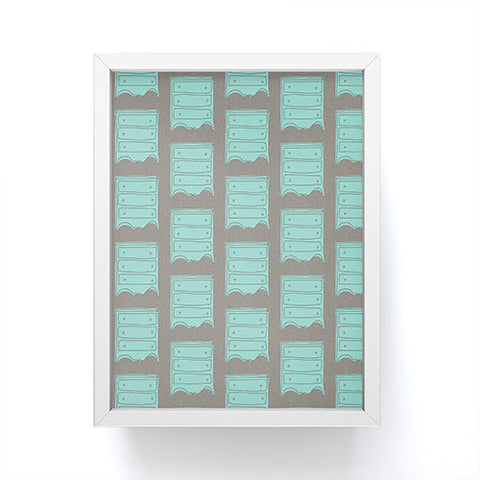 Mummysam Dresser Framed Mini Art Print