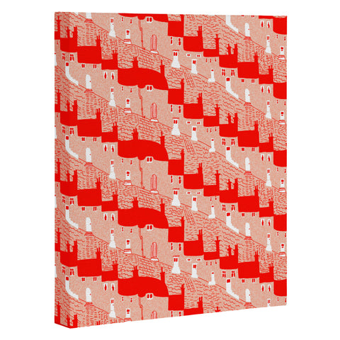 Mummysam English Village Art Canvas