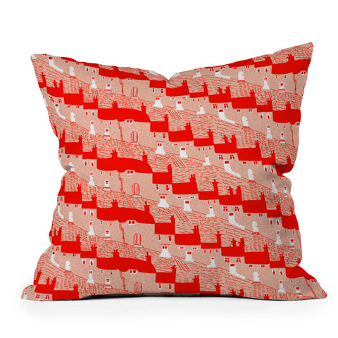 Mummysam English Village Throw Pillow